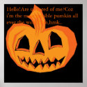 Helloween Pumkin posters