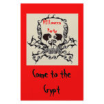 HELLoweenParty, Come to the Crypt Personalized Flyer