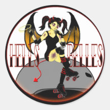 Hells Belles Logo Sticker