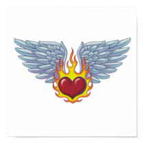 Hells Flames and Angel Wings posters by fstasu55 Hells Flames and Angel Wings posters