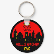 Hell's Kitchen Devil Logo keychains