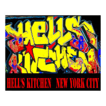 Hell's Kitchen District Tag, New York City posters