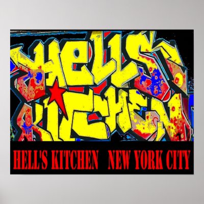  Kitchen  York on Hell S Kitchen District Tag  New York City Print From Zazzle Com