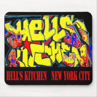  Hellkitchen on Hell S Kitchen Nyc Street Graffiti Mouse Mats From Zazzle Com