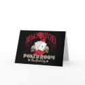 Hells Kitchen Poker Room, New York City Greeting C cards