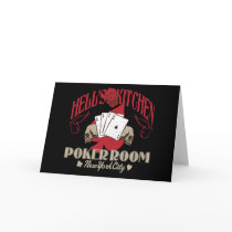 Hells Kitchen Poker Room, New York City Greeting C cards by brev87 Hells Kitchen Poker Room, New York City Greeting C cards