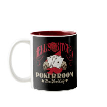 Hells Kitchen Poker Room, New York City Mug by brev87 Hells Kitchen Poker Room, New York City Mug