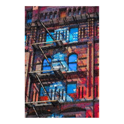 Hell's Kitchen "Windermere building" 57th & 9th  Poster by markusnyc