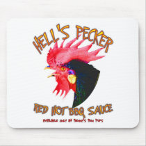Hell's Pecker BBQ Sauce mousepads