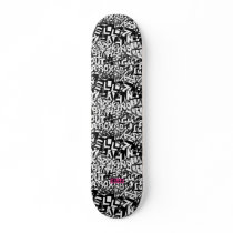 Hellz Bellz "Alphabet Soup" Custom Skate Board