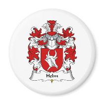 Helm Family Crest magnets by coatsofarms Helm Family Crest magnets