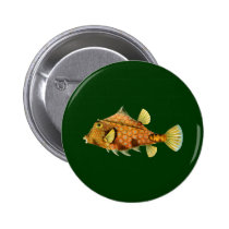 Helmet Cowfish Pinback Buttons