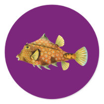 Helmet Cowfish Sticker