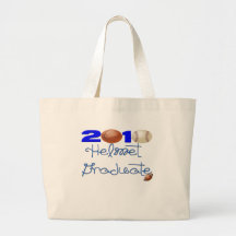Helmet Grauate Boy and Girl 2010, 2011, & 2012 Tote Bags