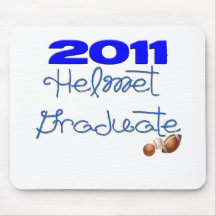 Helmet Grauate Boy and Girl 2010, 2011, & 2012 Mousepads