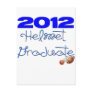 Helmet Grauate Boy and Girl 2010, 2011, & 2012 Postcard