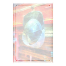 Helmet Hanging on Fire Truck Personalized Stationery
