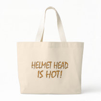 Helmet Head Is Hot Canvas Bag