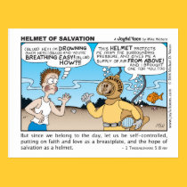 Helmet of Salvation postcard postcards