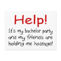 Help! (Bachelor Party) postcards