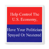 Help Control The U.S. Economy Refrigerator Magnets