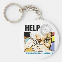 Help Donation Haiti Keychain