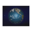 Help Earth postcards by freakyfrobro Help Earth postcards