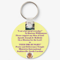 HELP FEED THE HUNGRY keychains