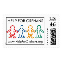 Help for Orphans Postage Stamp stamps