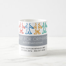 Help for Orphans White Coffee Mug mugs