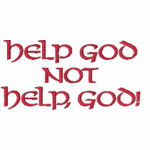 HELP GODNOTHELP, GOD! embroidered shirts