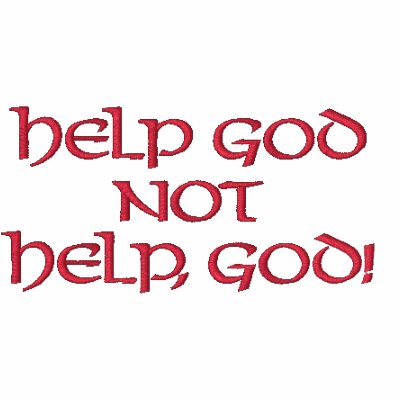 HELP GODNOTHELP, GOD! POLO SHIRT by vanamali