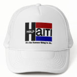 Help Haiti CHARITY DESIGN hats