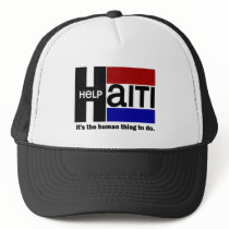 Help Haiti CHARITY DESIGN Trucker Hats
