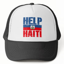 HELP HAITI FLAG HAT