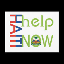 help haiti now postcards
