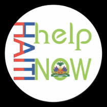 help haiti now stickers