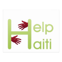 help haiti postcard