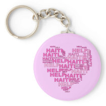Help Haiti T shirt and Apparel Key Chain