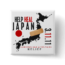 HELP HEAL JAPAN #3 PINS