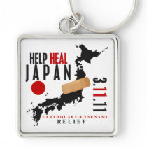 HELP HEAL JAPAN #3 KEY CHAINS