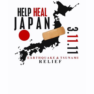 HELP HEAL JAPAN #3 shirt