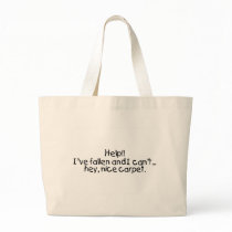 Help Ive Fallen And I Cant...Hey Nice Carpet Bag