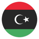 Help Libya Round Stickers