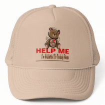 Help Me I'm Addicted To Teddy Bears Mesh Hats