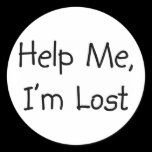 Help Me I'm Lost stickers
