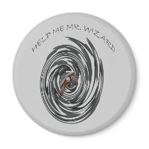 Help Me Wizard Magnet by NormaJean35 Help Me Wizard Magnet
