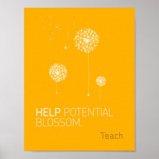 Help Potential Blossom Poster