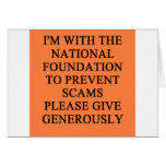 help prevent scams card