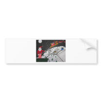 Help Santa's Stuck Bumper Sticker